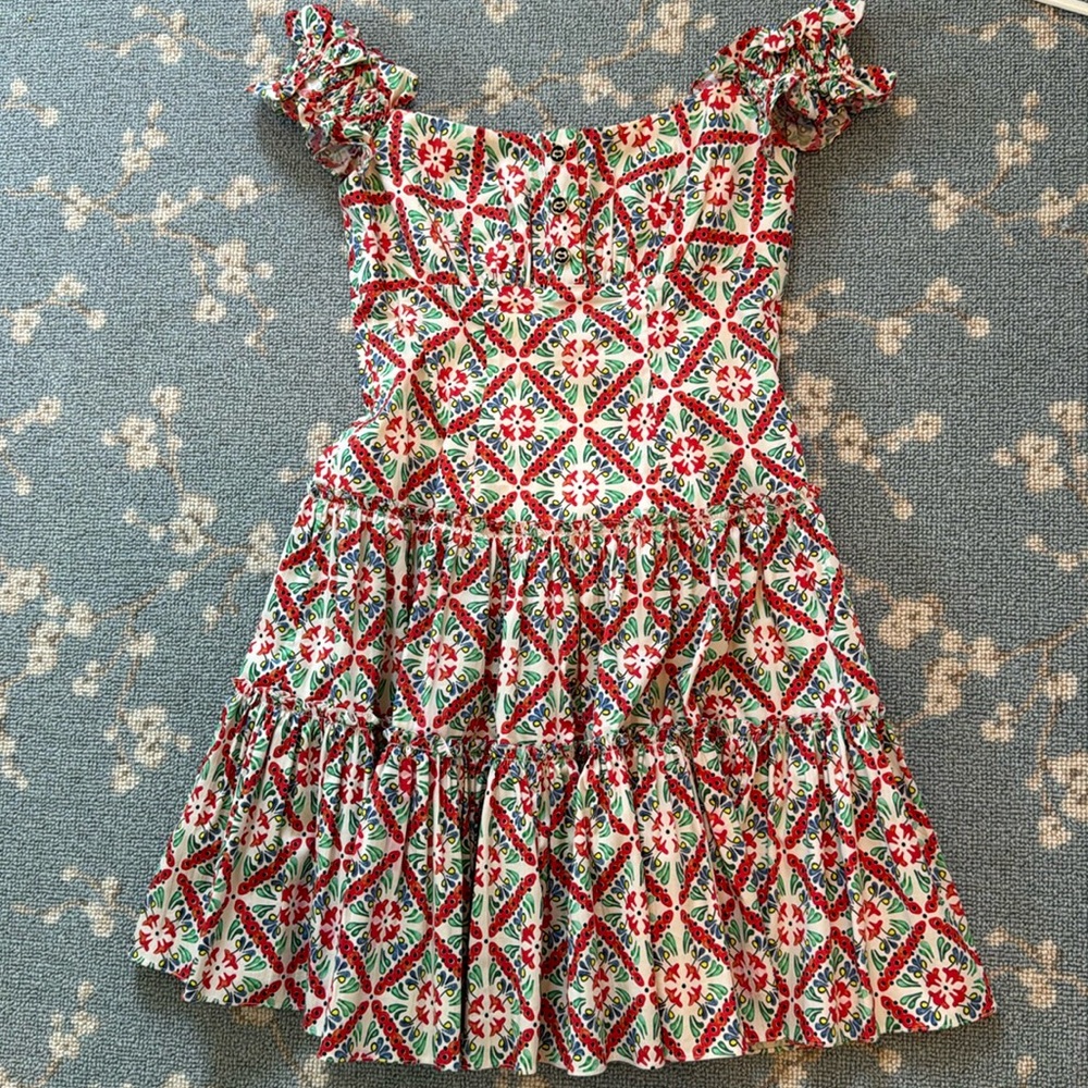 Caroline constas off the shoulder print mini dress